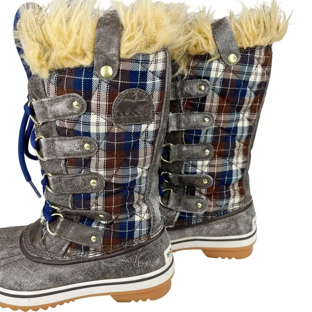 Sorel Tofino Plaid 5 Waterproof Insulated Winter Boots NL 1796-204